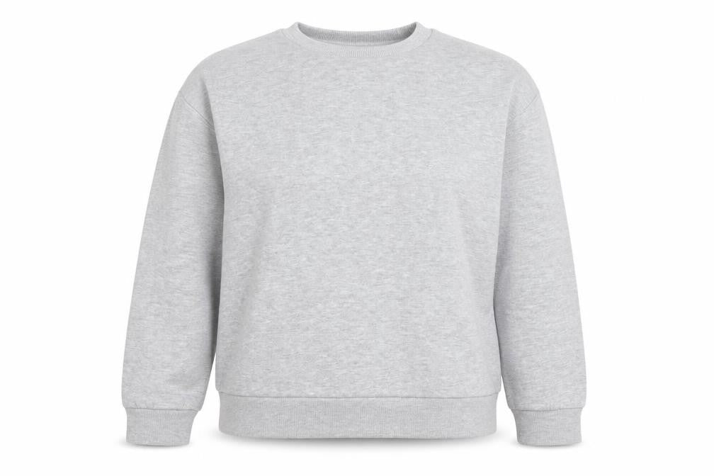 Sinsay Womens Grey Pullover Sweatshirt Size M Cotton Blend