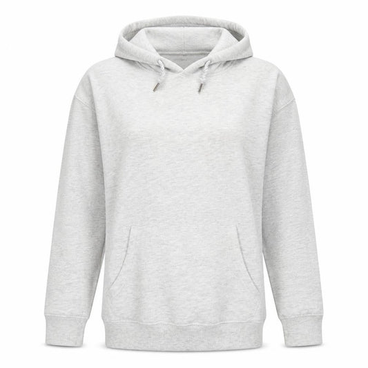 New Look Women Grey Pullover Hoodie Size M Cotton Blend Casual