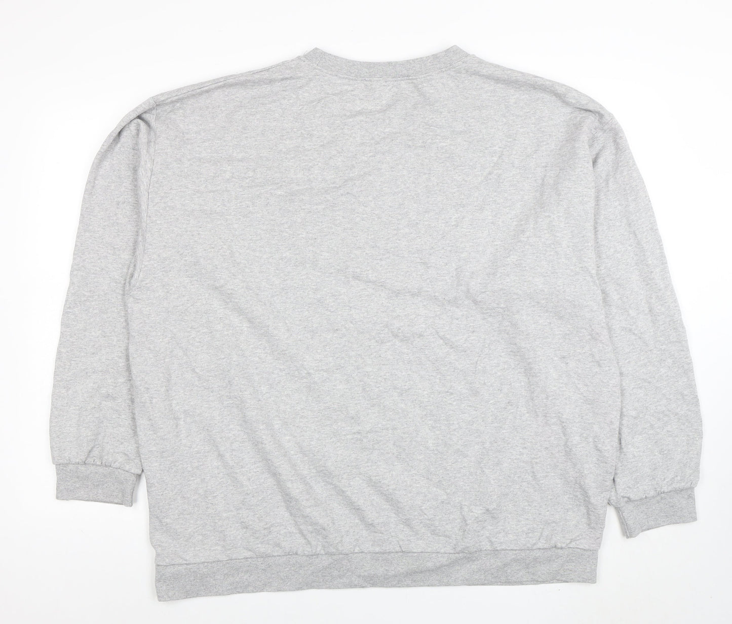 I Saw It First Women Grey Size 22 Crew Neck Pullover Sweatshirt