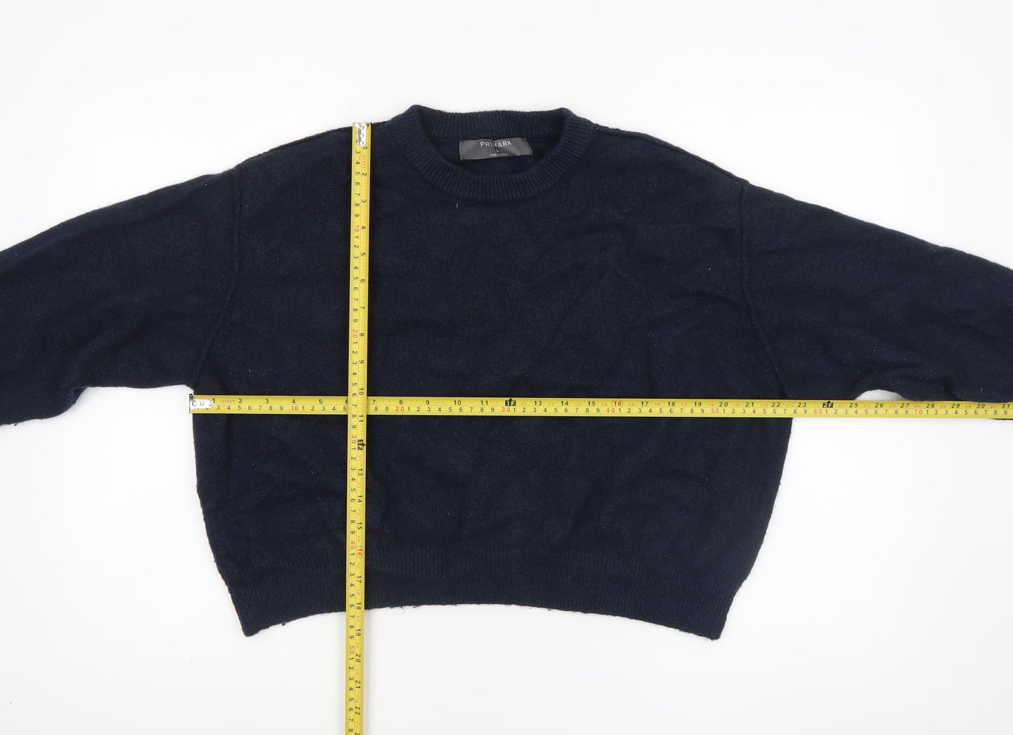 Primark Women’s Blue Crew Neck Long Sleeve Knit Jumper Size L