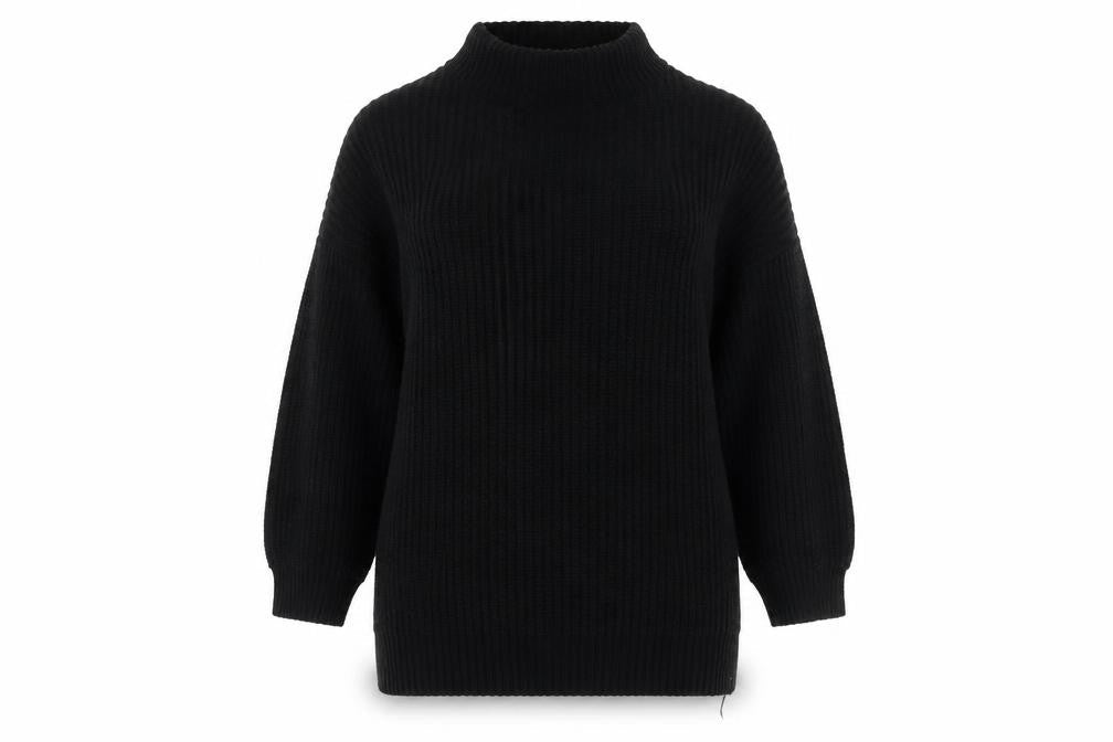 PrettyLittleThing Womens Black High Neck Knit Jumper Size M