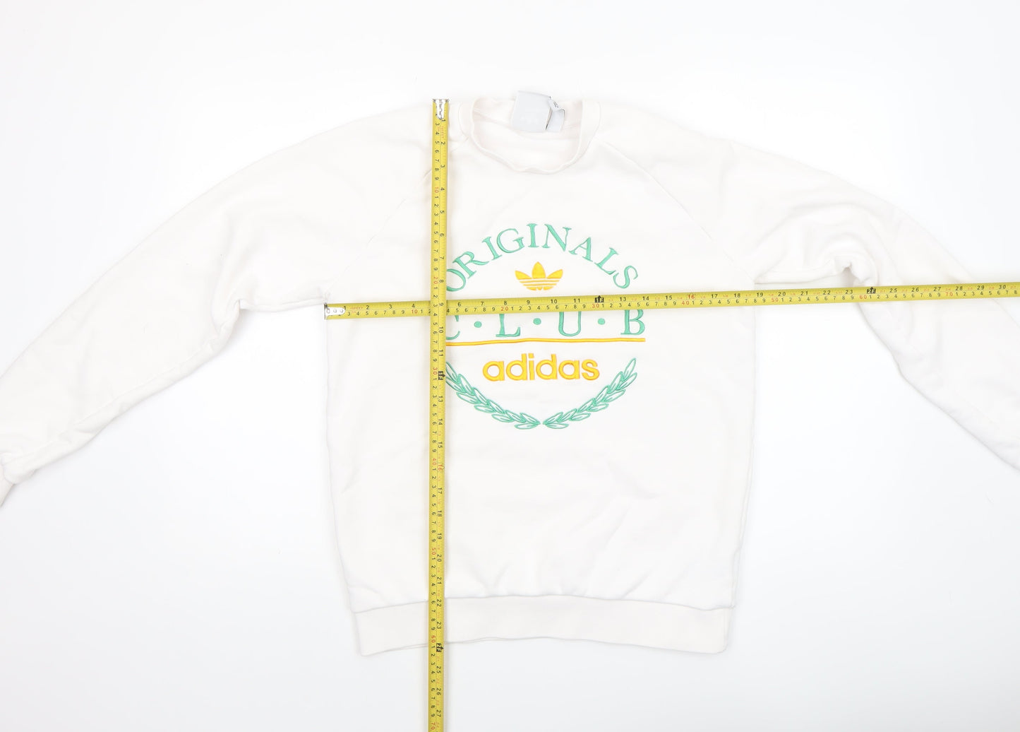 Adidas Originals White Crew Neck Women's Sweatshirt Size S