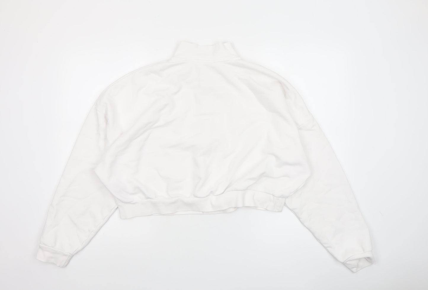 Nike Women’s White XL 1/2 Zip Loose Fit Sweatshirt