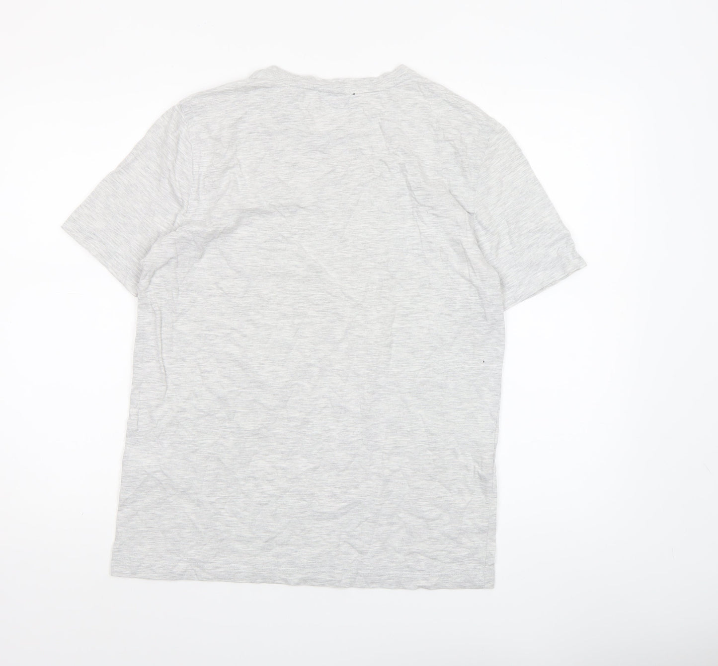 Ted Baker Men's Grey Cotton Blend Crew Neck T-Shirt Size M