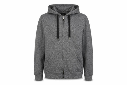 H&M Men's Grey Full Zip Hoodie Sweatshirt Regular Fit Size S