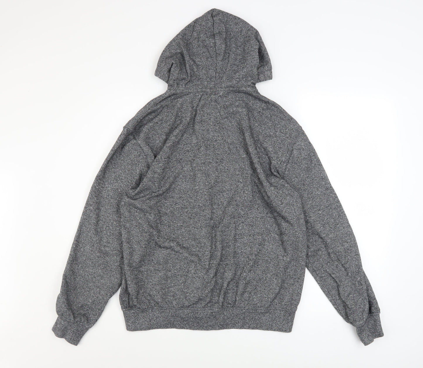 H&M Men's Grey Full Zip Hoodie Sweatshirt Regular Fit Size S