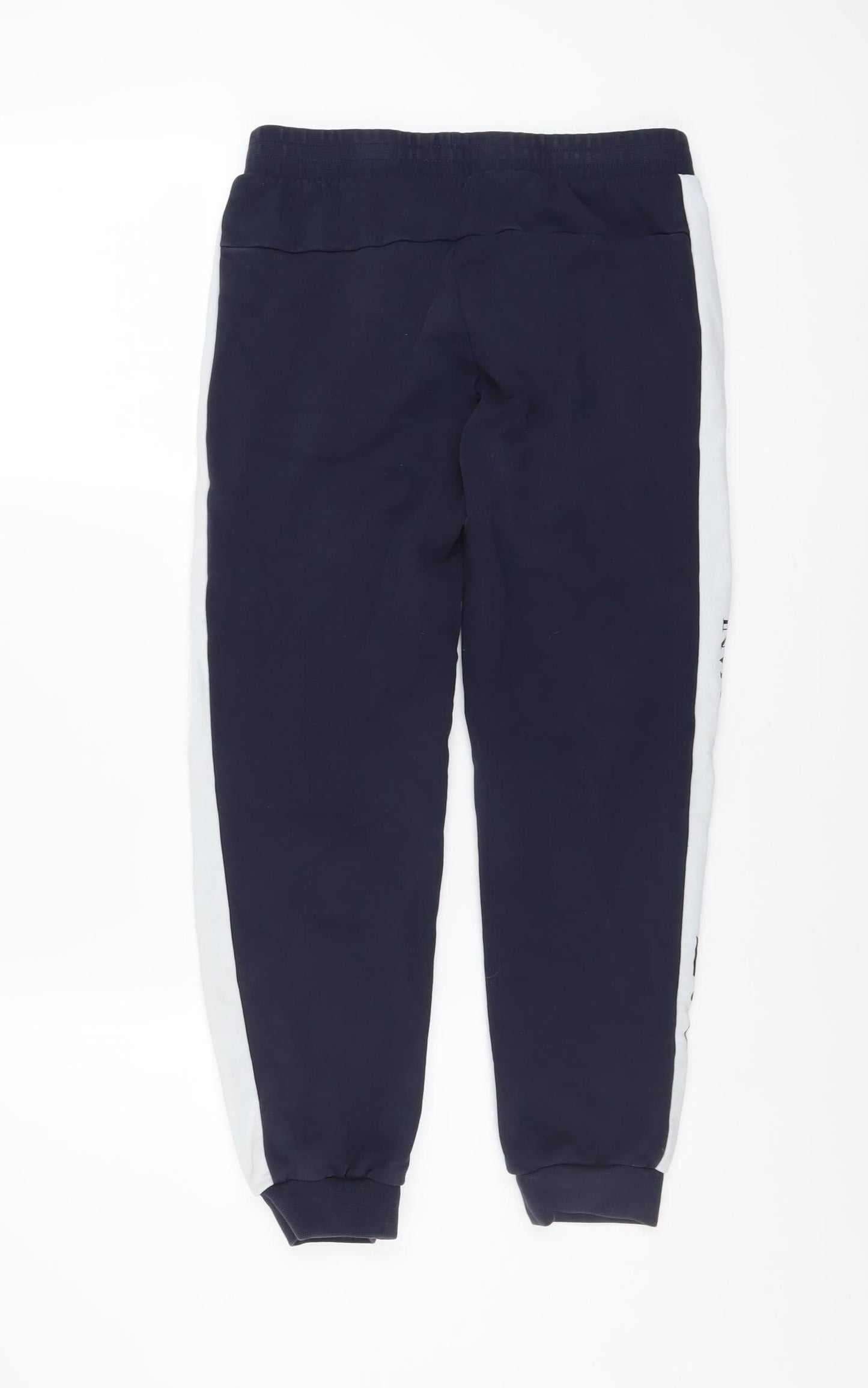 Emporio Armani Boys Blue Jogger Trousers 12 Years Cotton Blend EA7 Logo
