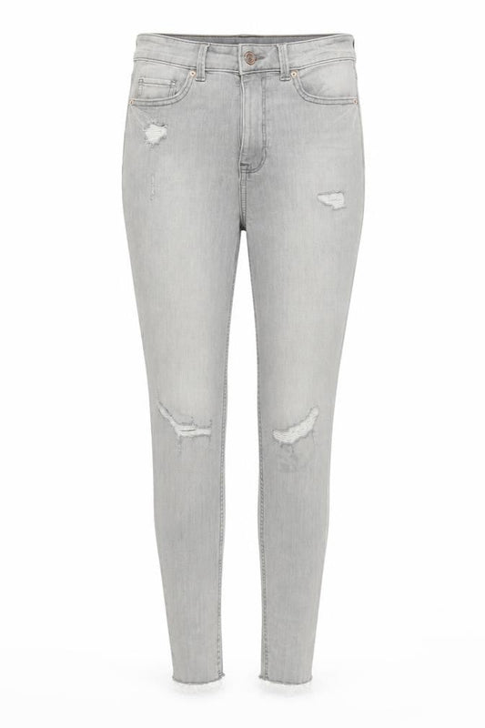 Marks & Spencer Women’s Grey Distressed Skinny Jeans Size 10 Regular
