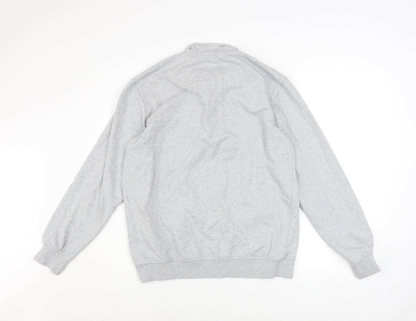 TeamSpirit Men’s Grey XL 1/4 Zip Pullover Sweatshirt
