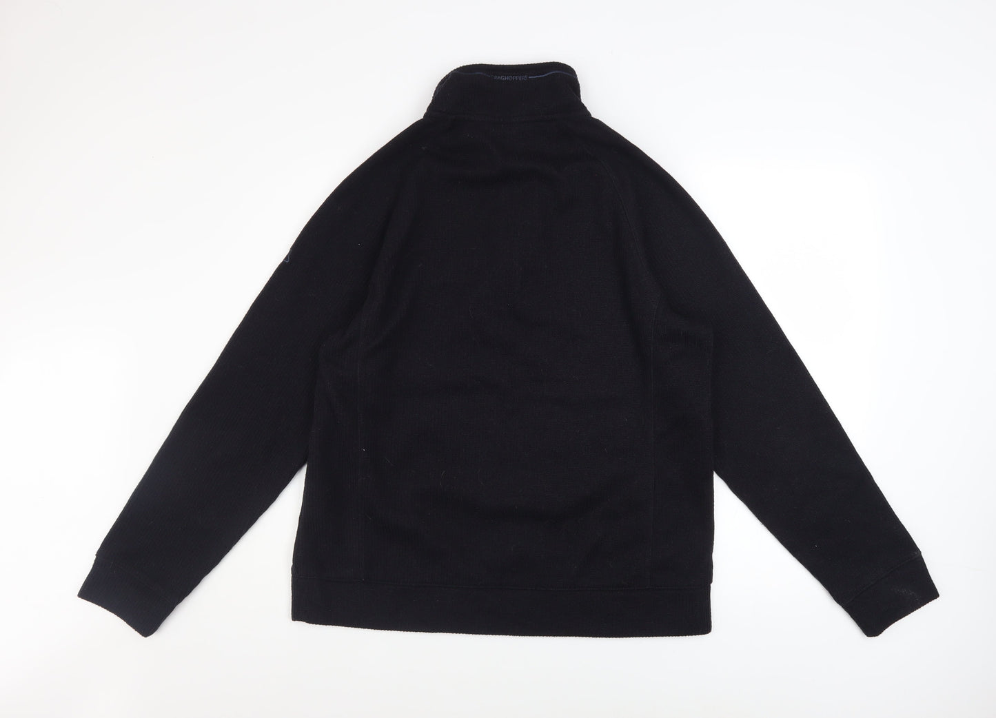 Craghoppers Men’s Black Fleece 1/4 Zip Pullover Sweatshirt L