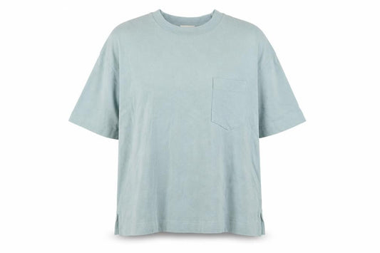 GU Women Blue XL Basic Cotton Short Sleeve T-Shirt