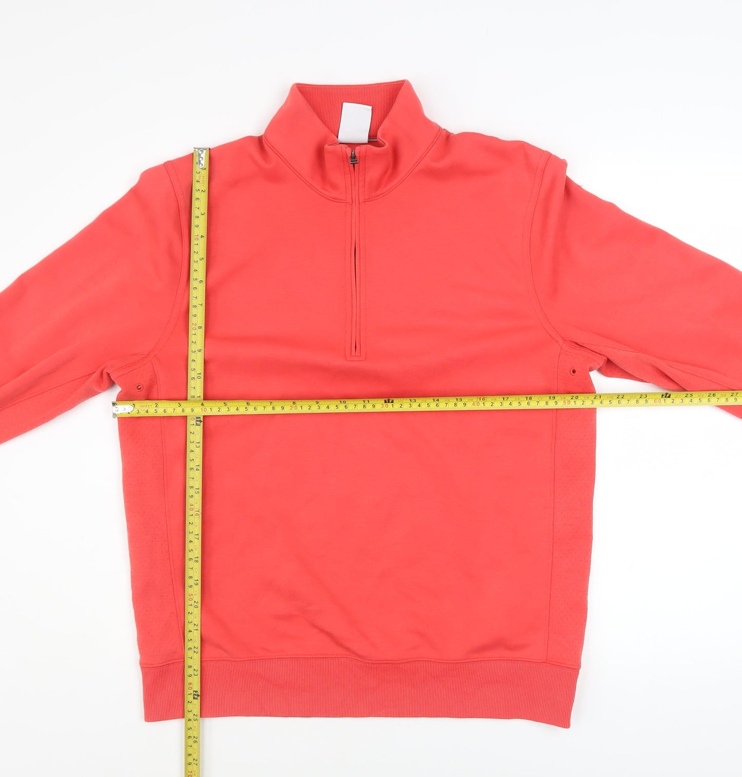 Nike Men's Red Dri-FIT 1/2 Zip Pullover Sweatshirt Medium