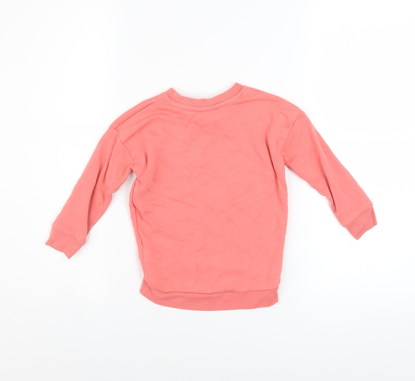 Juicy Couture Girls Pink Logo Pullover Sweatshirt 2 Years Long Sleeve