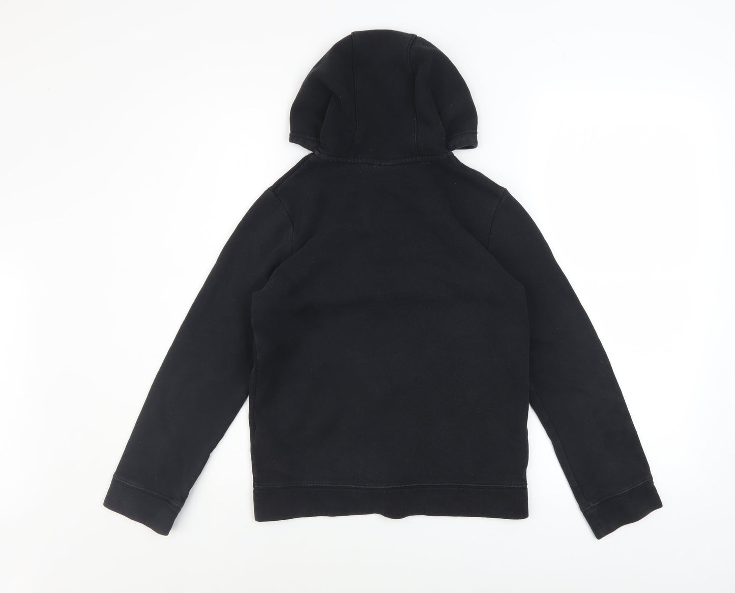 Nike Boys Black Full Zip Hoodie Size 10-11 Years Fleece Sweatshirt