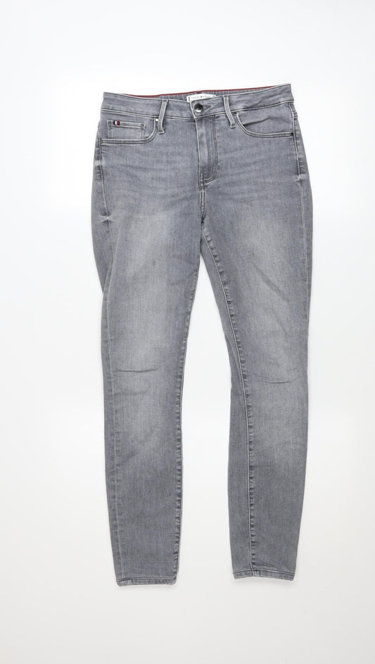 Tommy Hilfiger Men's Grey Skinny Jeans W28 L30 Como Fit