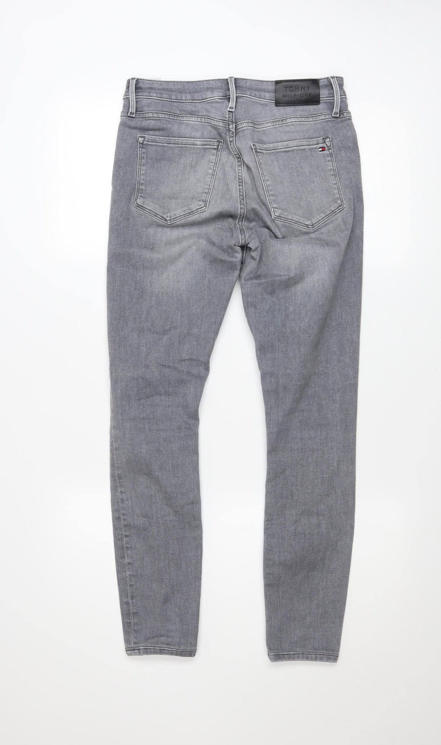 Tommy Hilfiger Men's Grey Skinny Jeans W28 L30 Como Fit