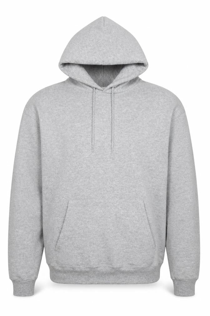Hanes Mens Grey Pullover Hoodie Small Regular Fit Fleece