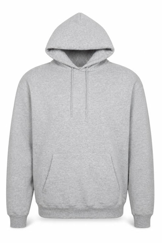 Hanes Mens Grey Pullover Hoodie Small Regular Fit Fleece