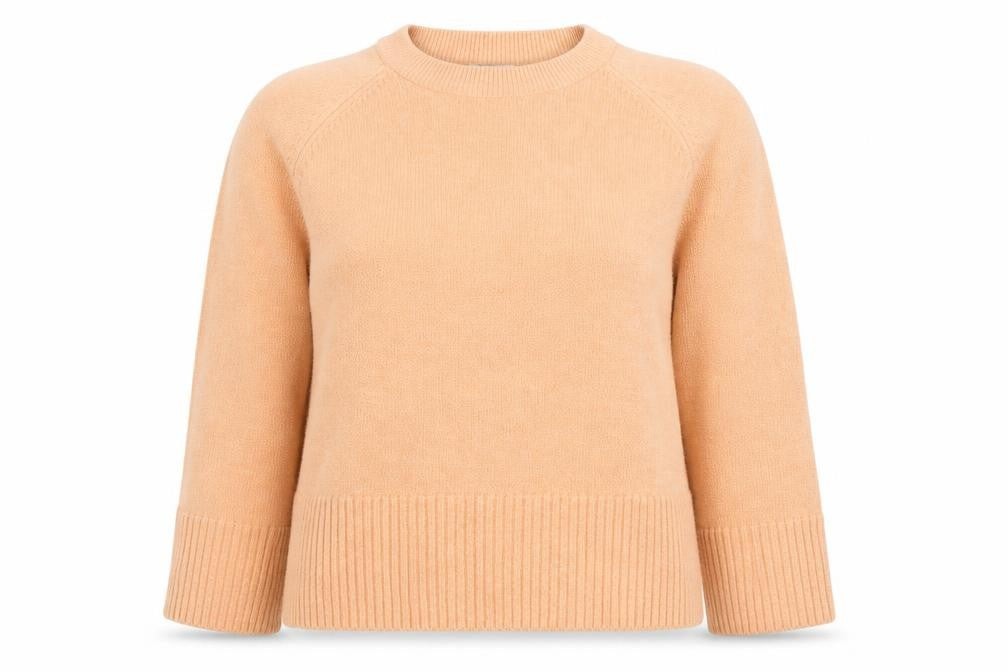 Tu Womens Beige Crew Neck Pullover Jumper Size 10