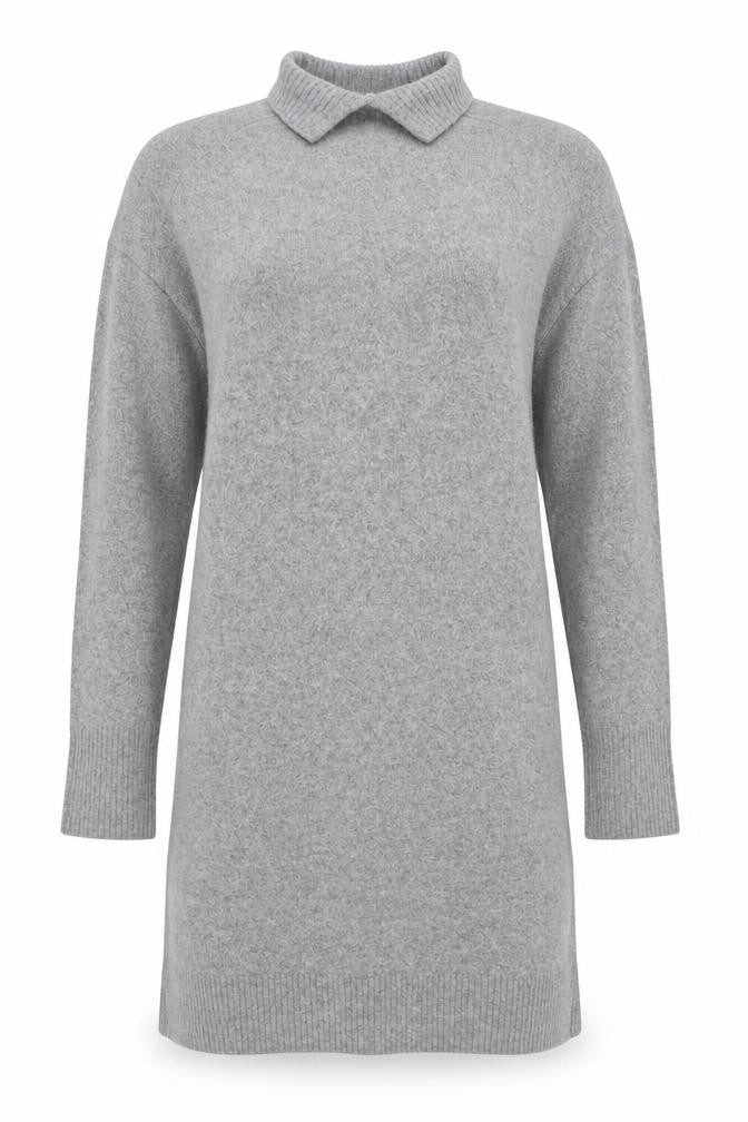 Arket Women's Grey Roll Neck Wool Jumper Size S