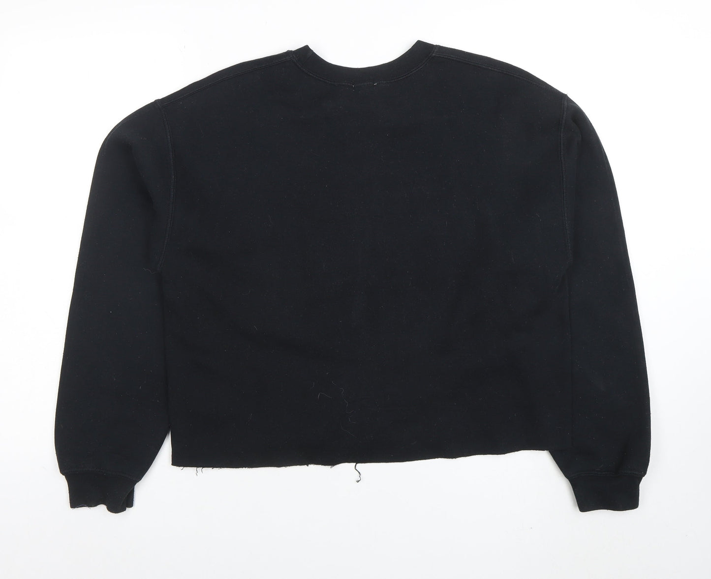 River Island Womens Black S Pullover Sweatshirt with Logo