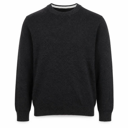George Men’s Black Cotton Crew Neck Jumper Size L Regular Fit