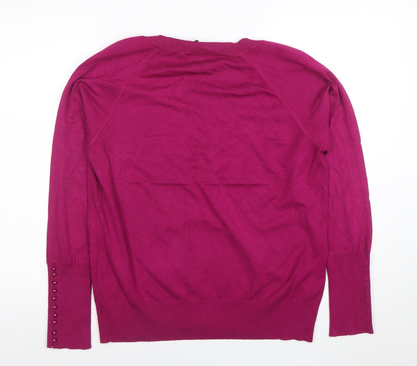 Windsmoor Women’s Purple L Scoop Neck Long Sleeve Jumper
