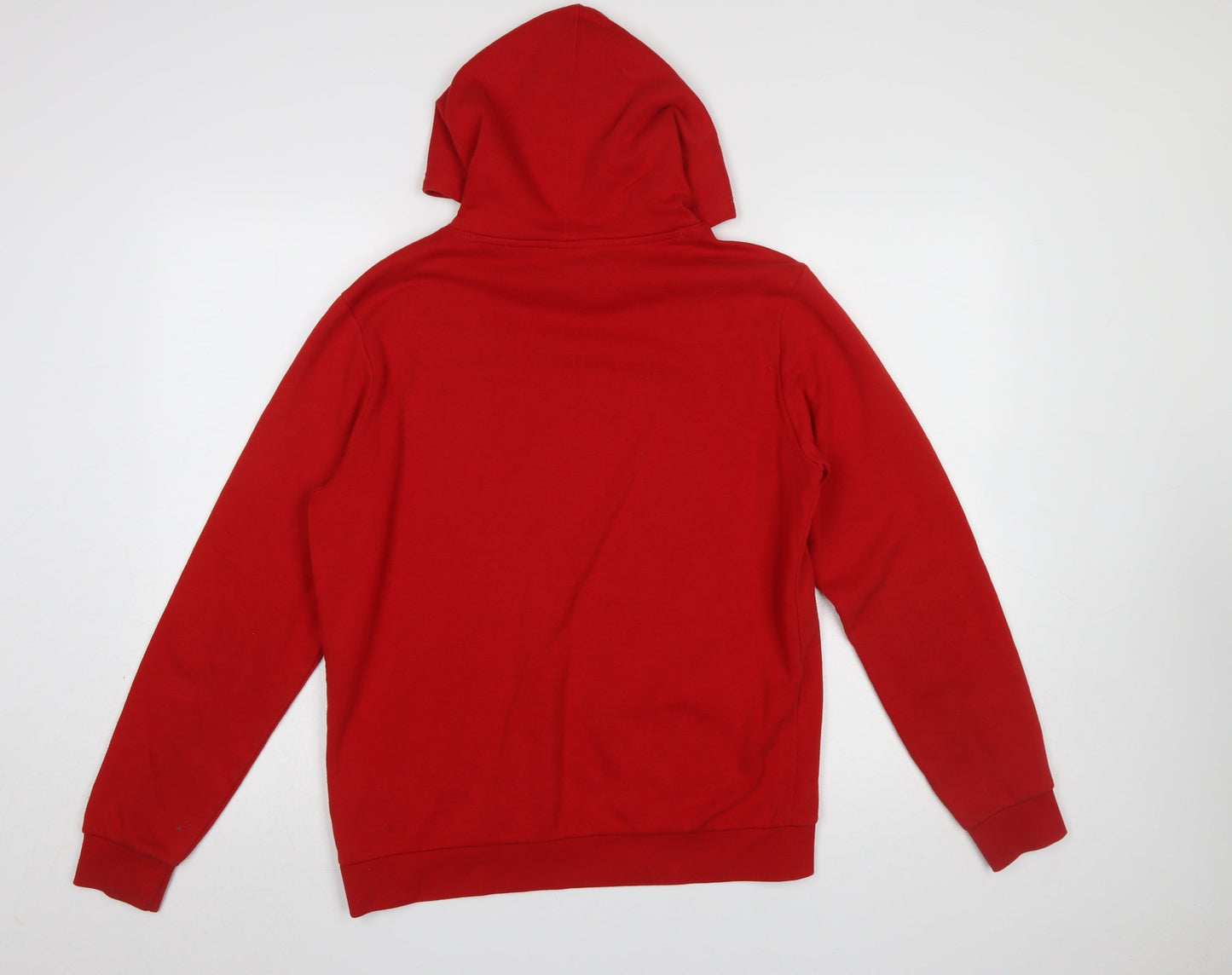 Champion Boys Red 2XL Pullover Hoodie Cotton Blend Long Sleeve Logo Top