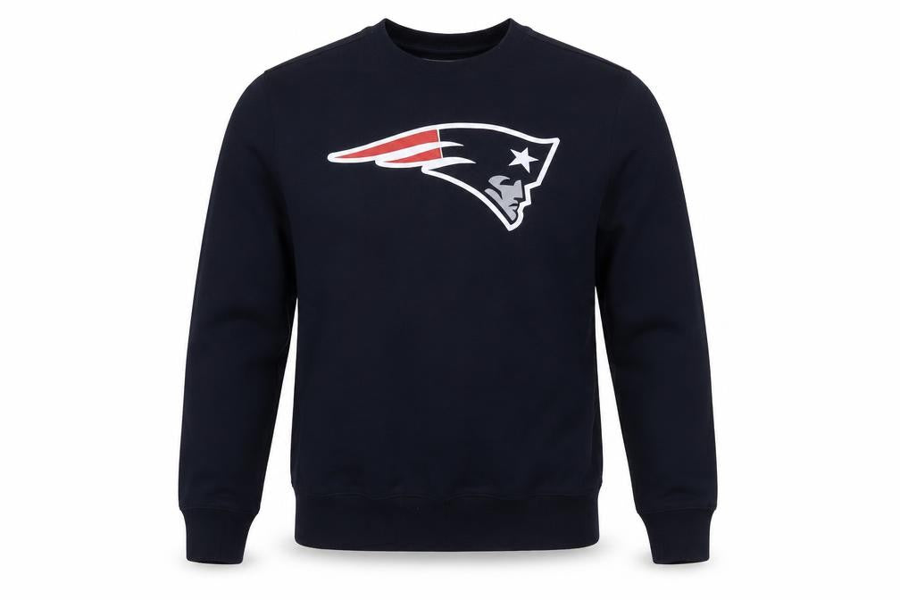 NFL Men's Blue Crew Neck Graphic Sports Sweatshirt Size S