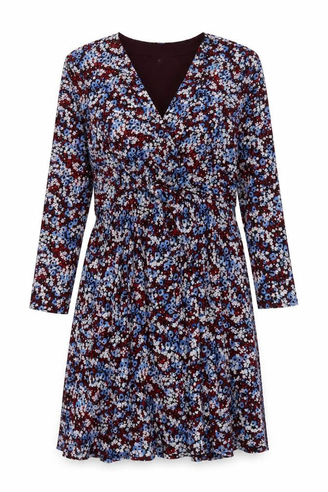 Tommy Hilfiger Women's Multicoloured Floral Wrap Dress UK 14