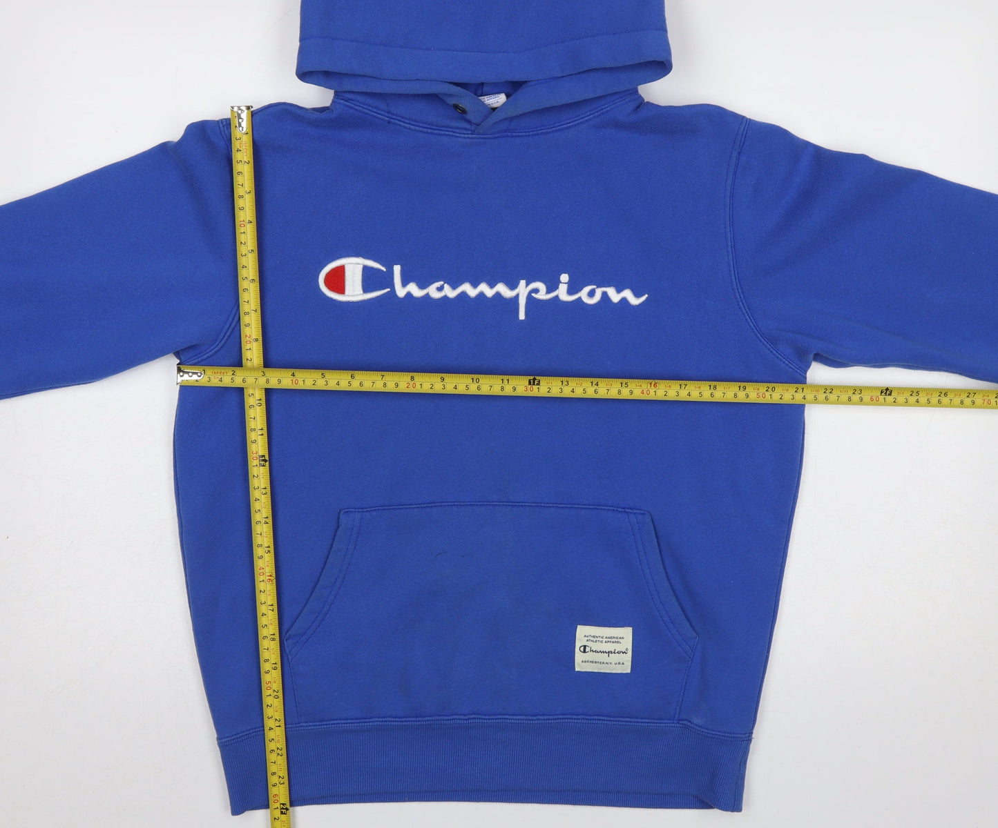 Champion Women’s Blue Pullover Hoodie Size L Cotton Blend Casual