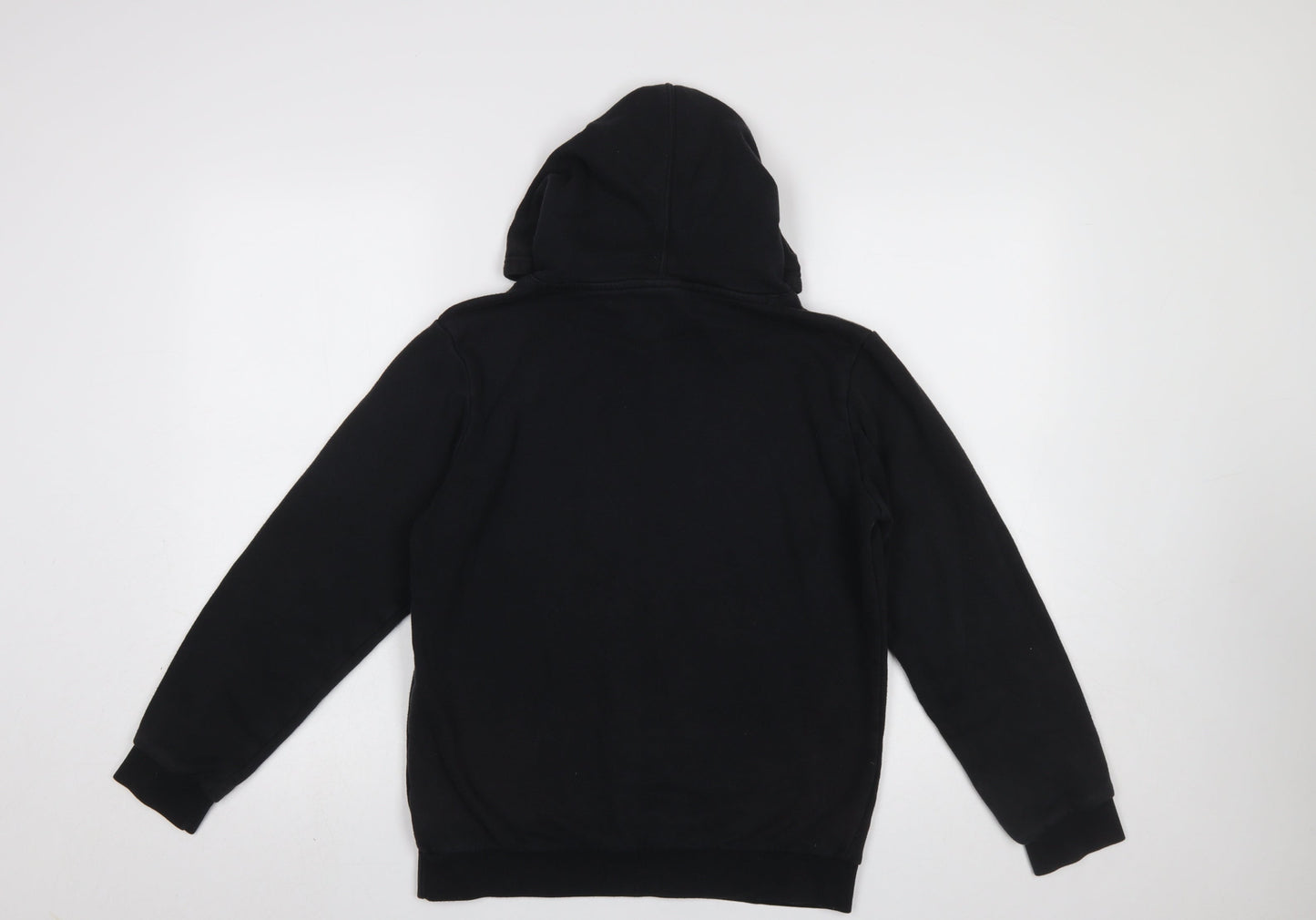 Champion Boys Black Pullover Hoodie X-Large 13-14 Years Cotton Blend Logo