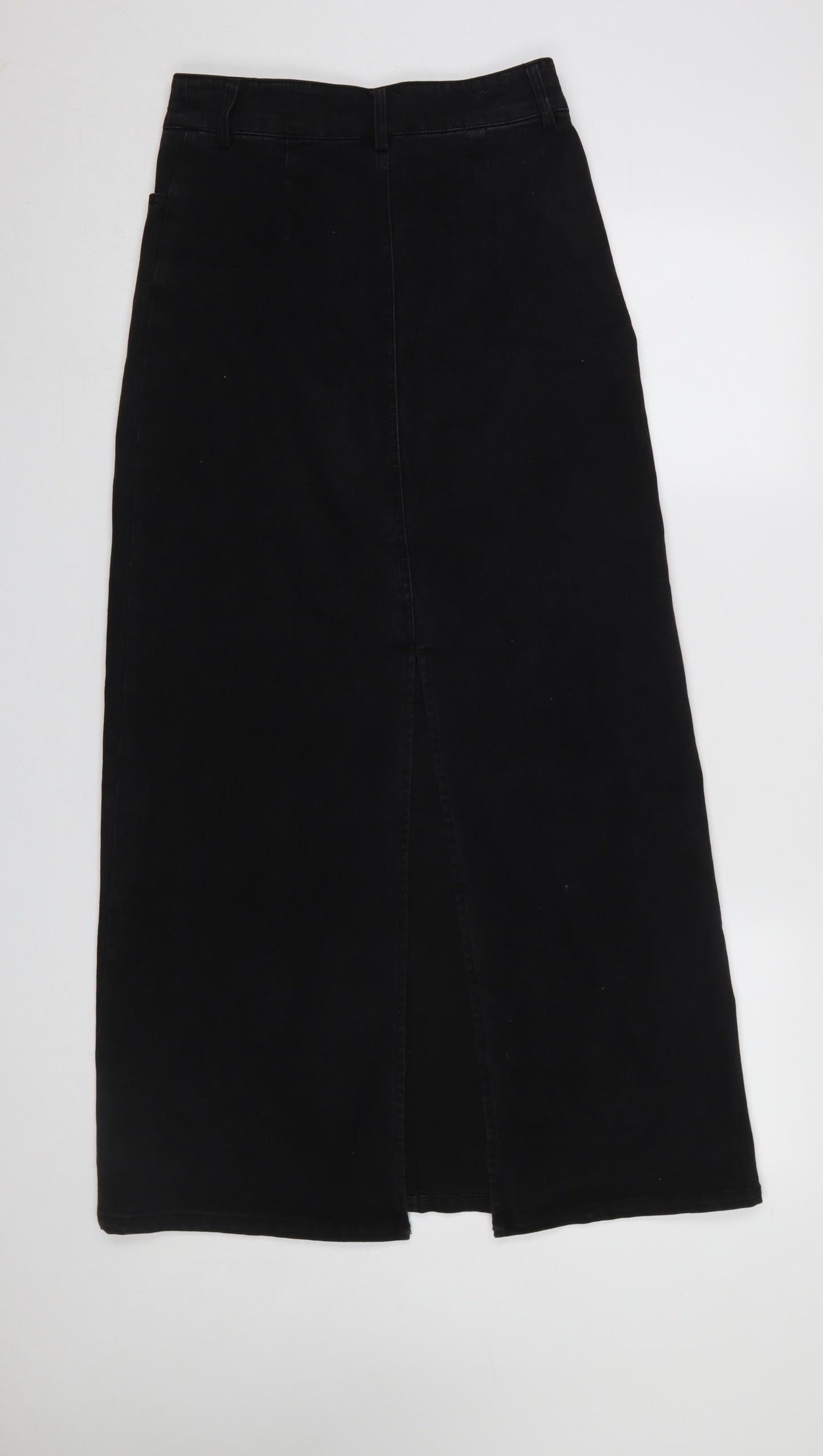 Vero Moda Women’s Black Long Denim High Waist Skirt XS