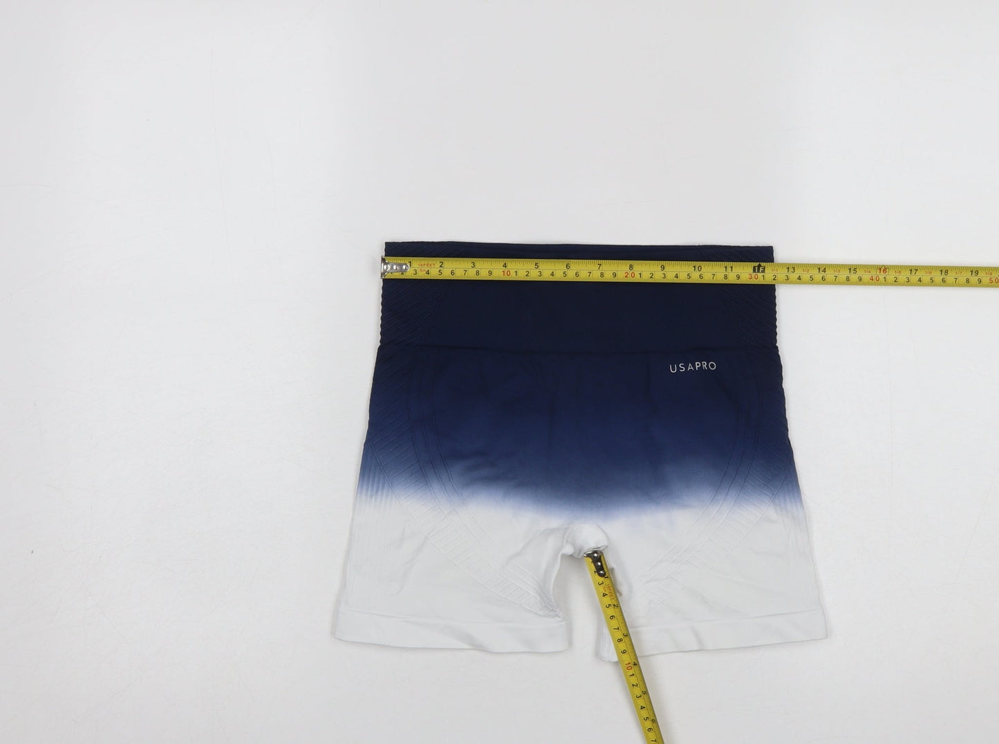 USA Pro Women's Blue Ombre Seamless Biker Shorts Size 10