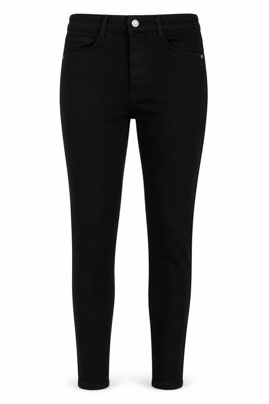 Zara Women's Black Skinny Jeans Size 10 High Rise Slim Fit