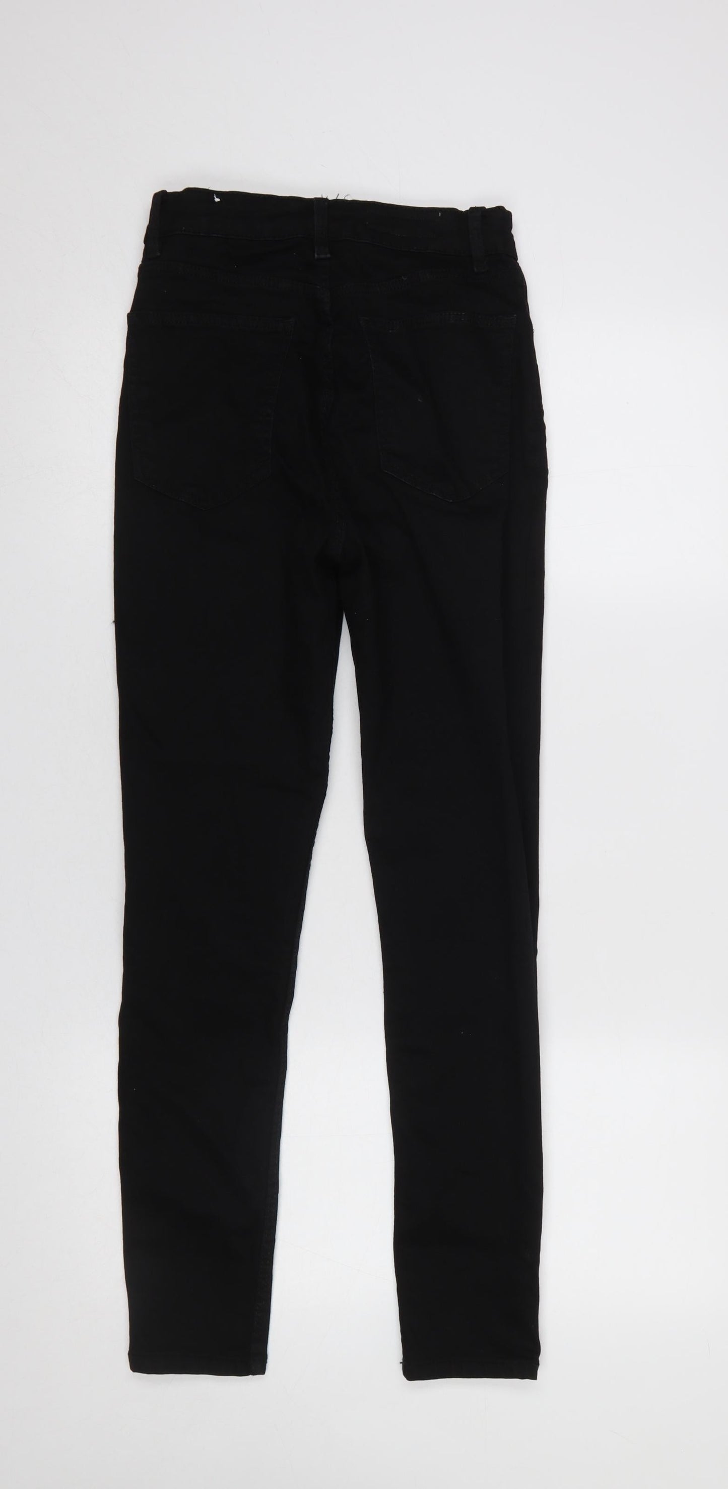 Zara Women's Black Skinny Jeans Size 10 High Rise Slim Fit