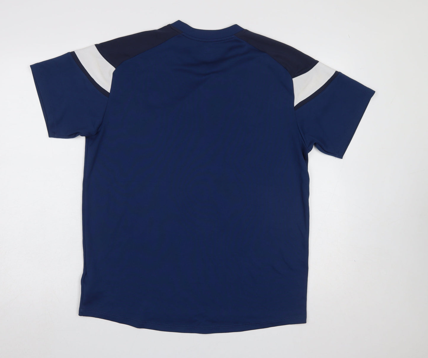 Umbro Men's Blue Football Training T-Shirt Size L Short Sleeve