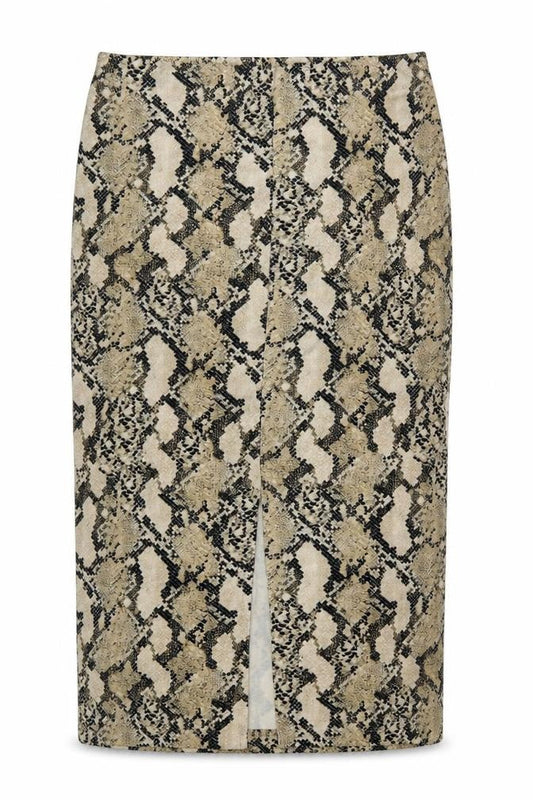 H&M Women’s Beige Snake Print Pencil Skirt Size M