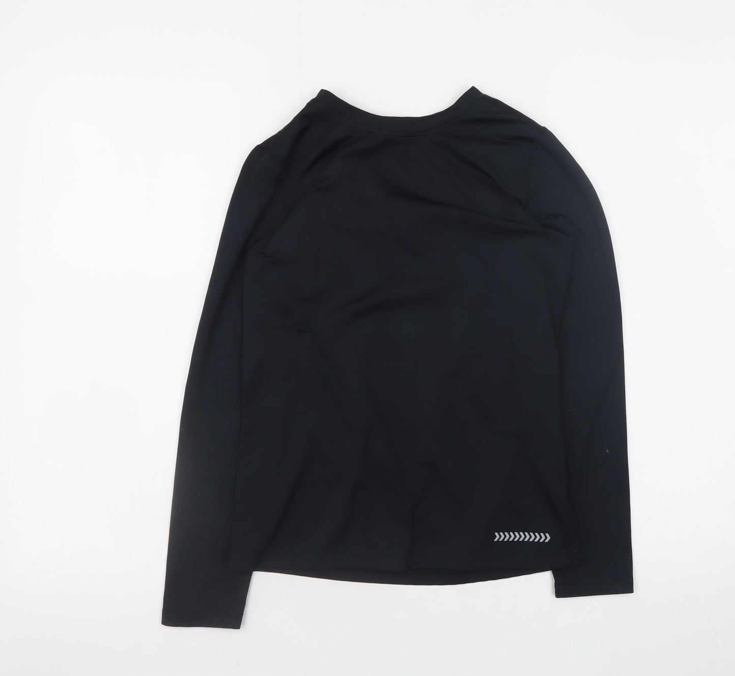 Dunnes Stores Girls Black Long Sleeve Active T-Shirt 10-11 Years