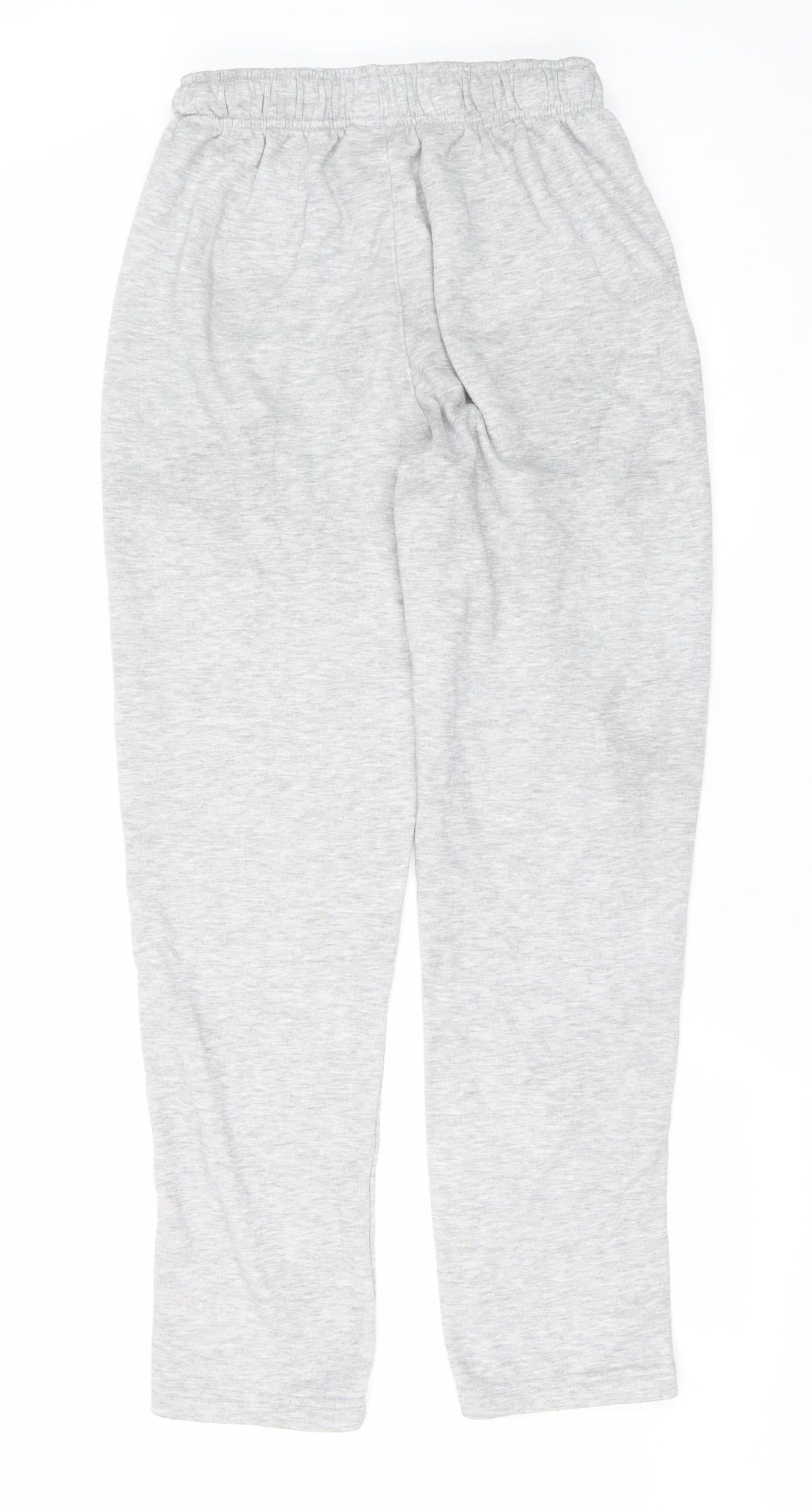 Slazenger Mens Grey Sweatpants Regular Fit Fleece Jogger M