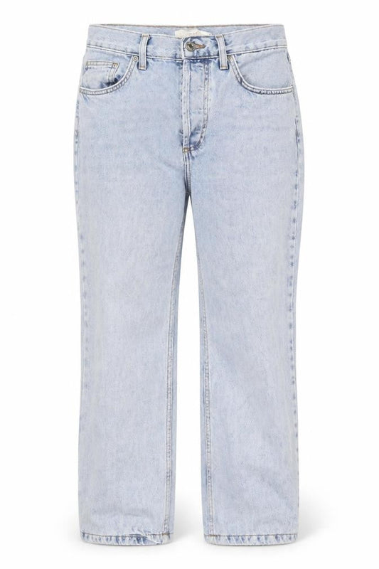 Topshop Unisex Light Blue Denim Straight Jeans W30 L28