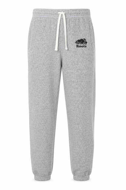 Roots Men's Grey Regular Fit Fleece Sweatpants M