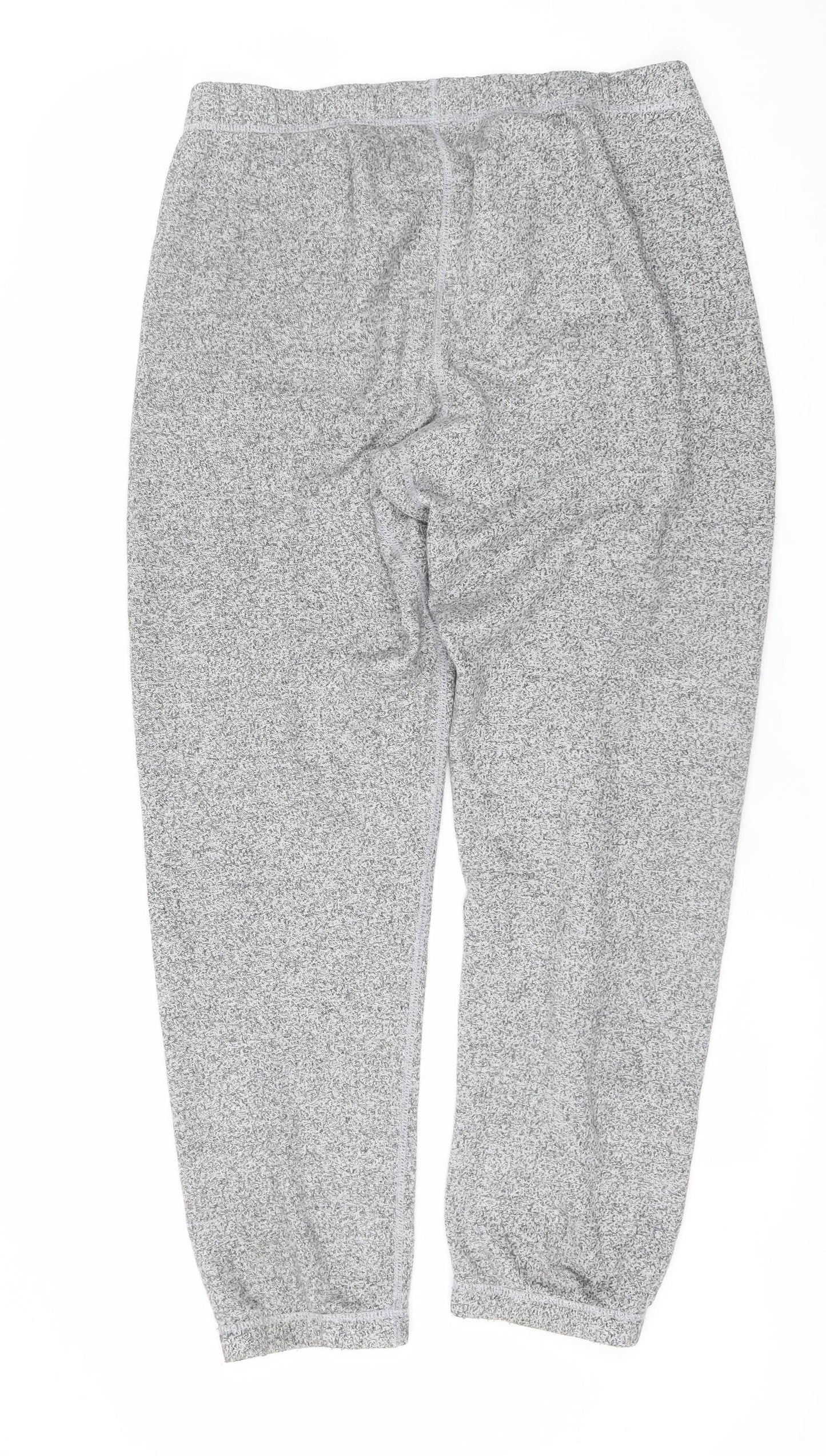 Roots Men's Grey Regular Fit Fleece Sweatpants M