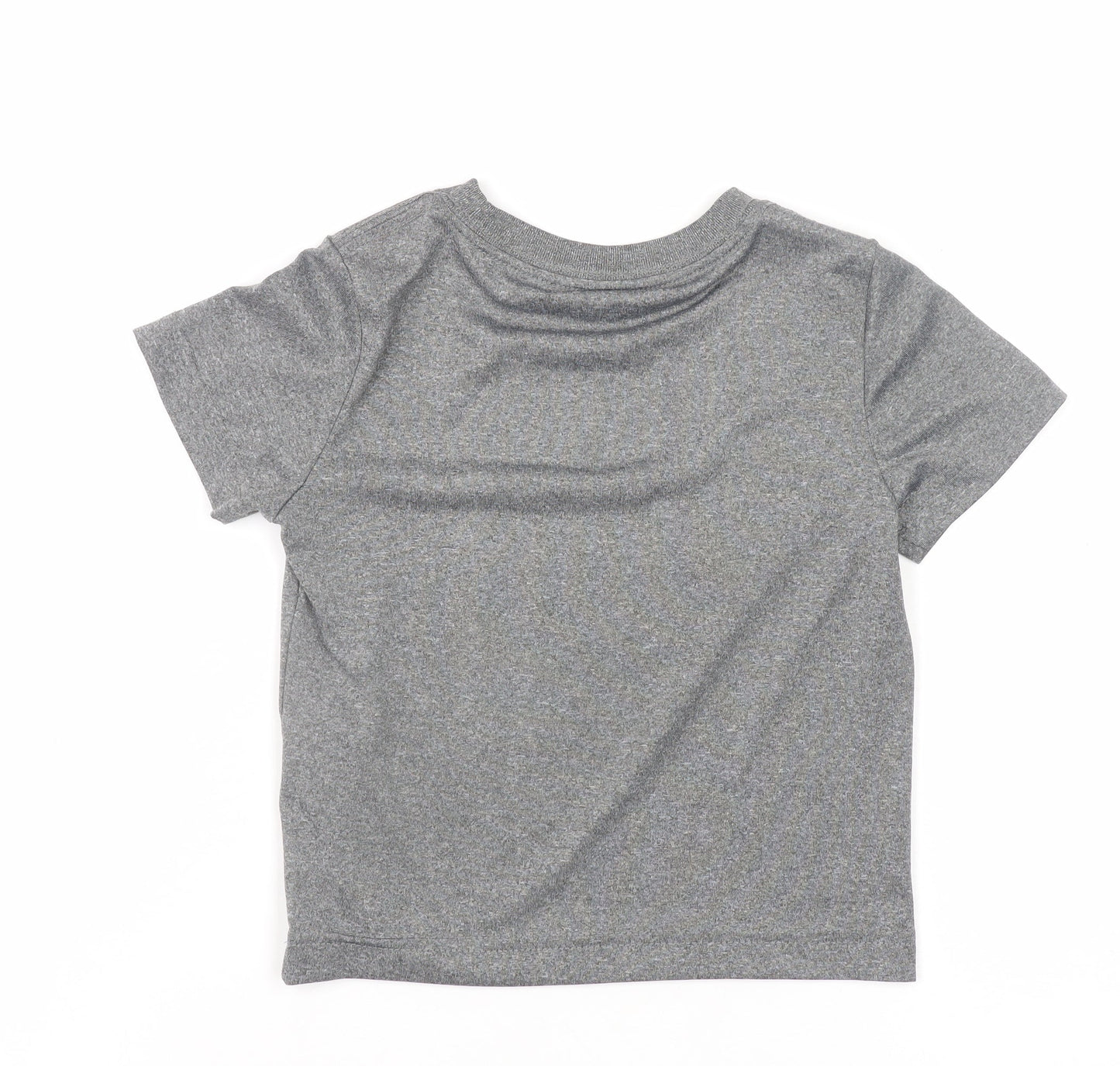 Nike Girls Grey Dri-FIT Short Sleeve Active T-Shirt 2-3 Years