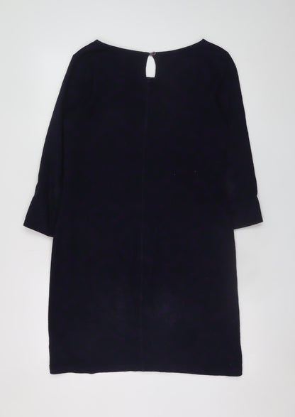 White Stuff Women’s Purple Geometric Shift Dress Size 10