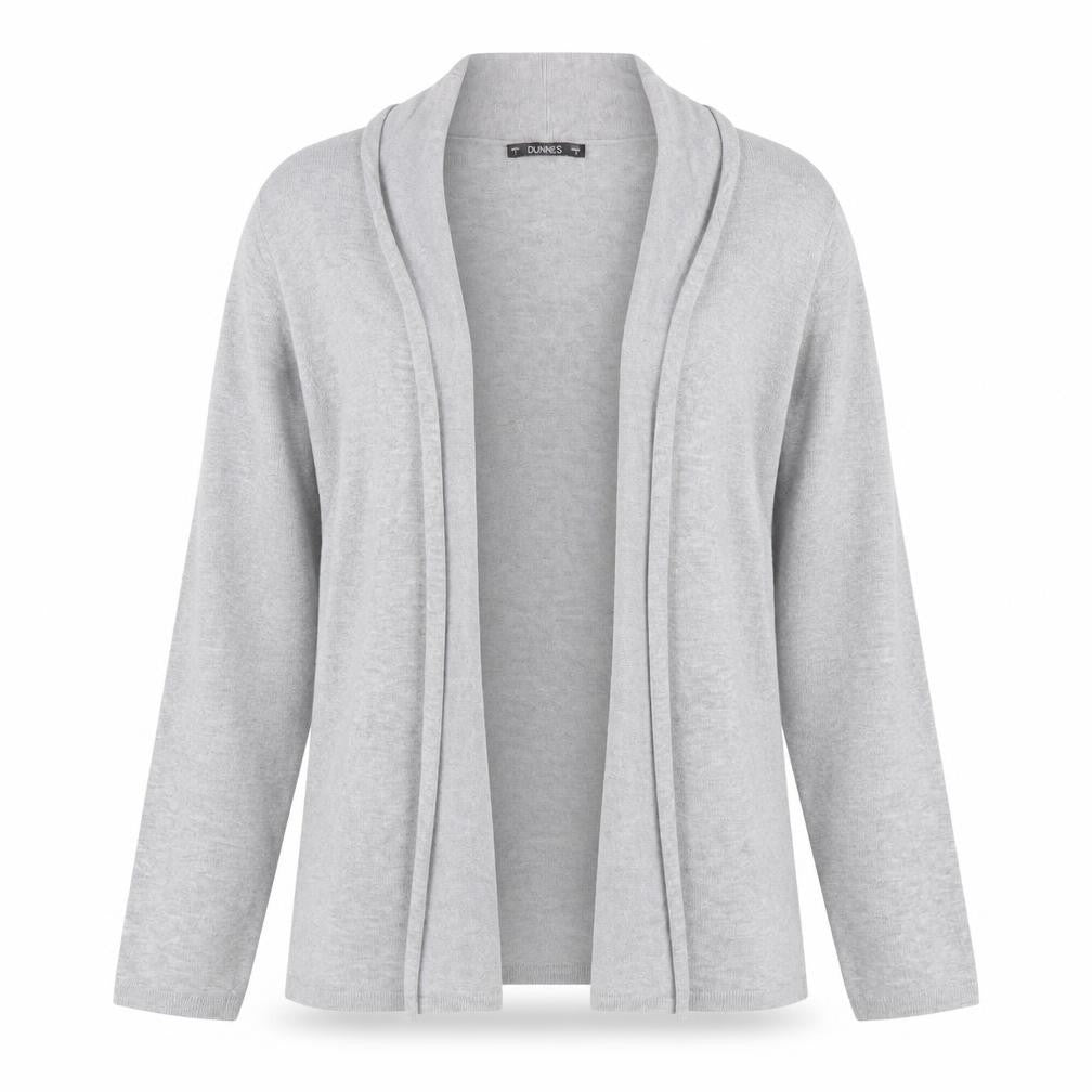 Dunnes Women’s Grey Long Sleeve Open Cardigan Size L