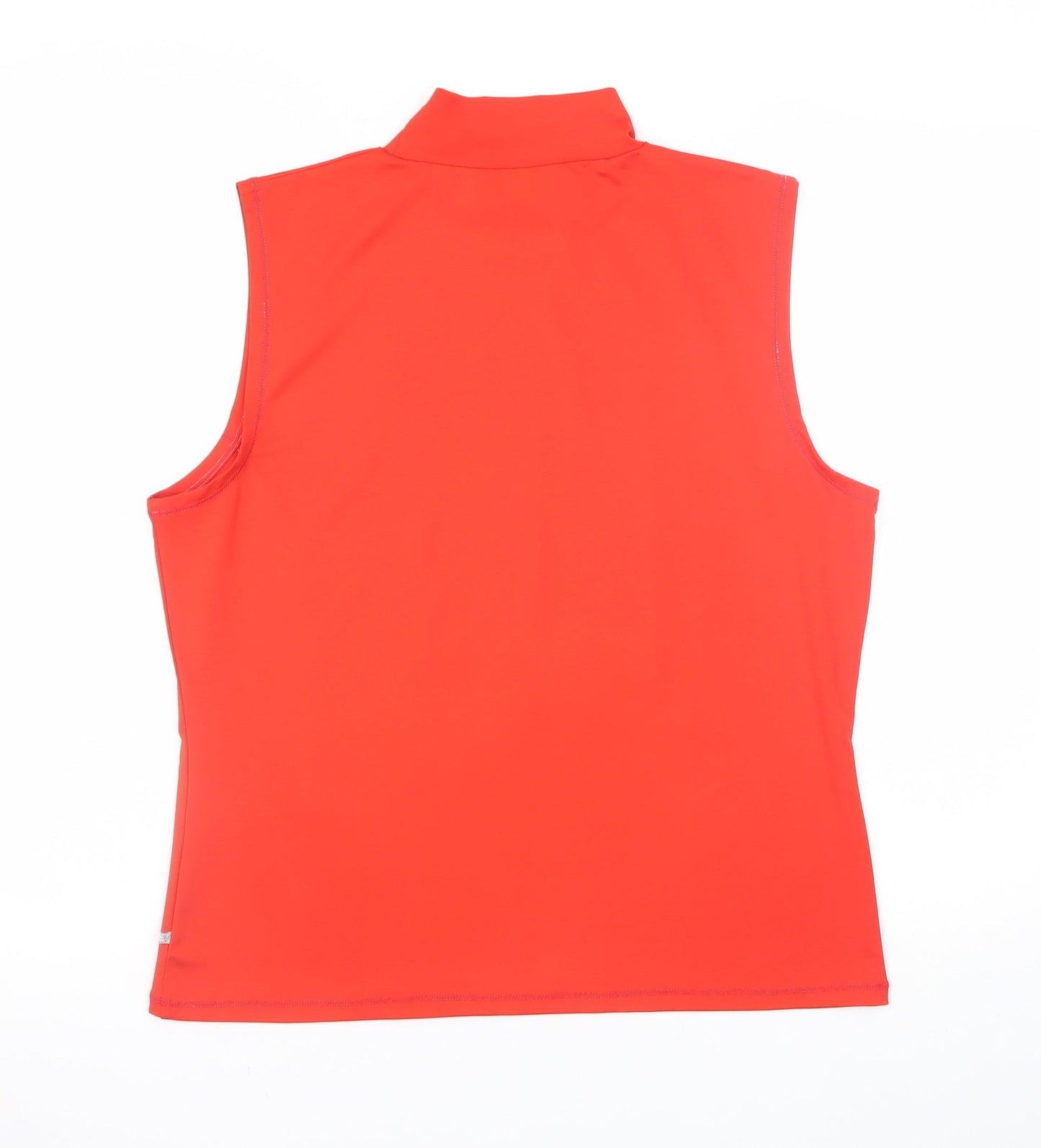 Callaway Men’s Red Sleeveless Roll Neck Athletic Golf T-Shirt Size L