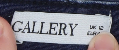 Gallery Women’s Blue Skinny Jeans Size 12 Slim Fit Denim