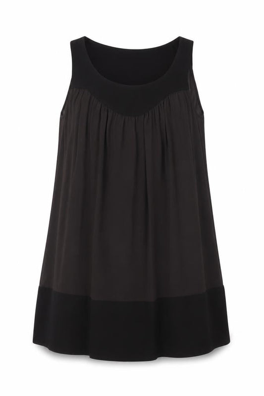 Zara Basic Women Black S Shift Sleeveless Knee Length Dress