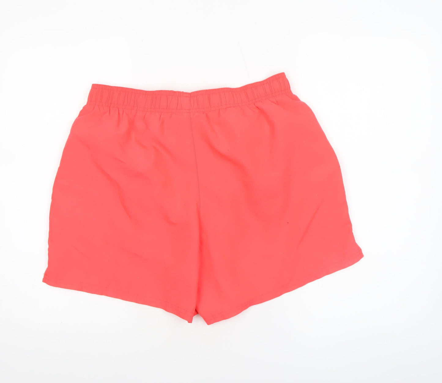 Nike Men's Red Athletic Shorts L Elastic Waist Lightweight Polyester